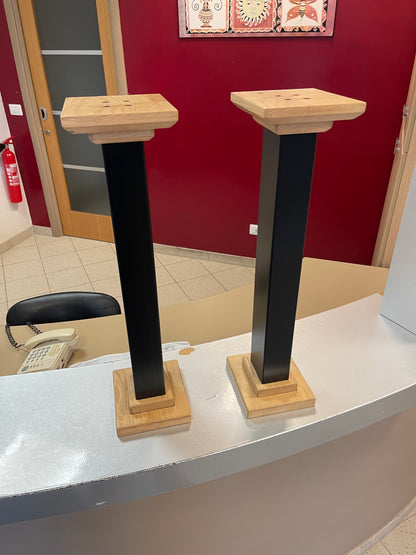 Supporti casse altoparlanti in legno