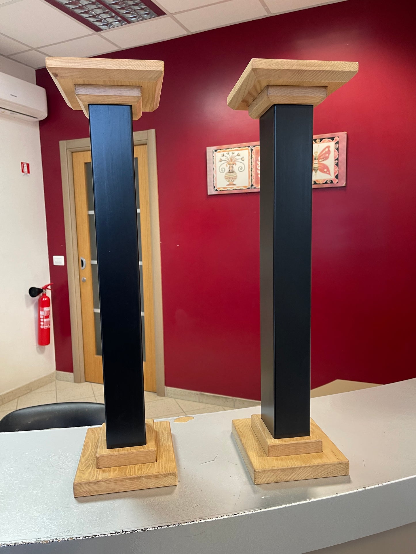 Supporti casse altoparlanti in legno