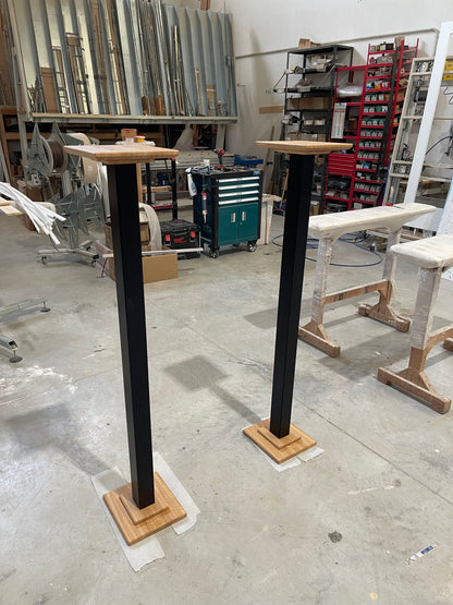 Supporti casse altoparlanti in legno