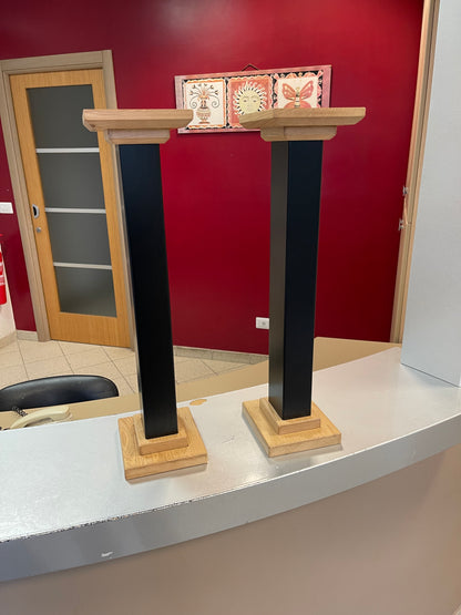 Supporti casse altoparlanti in legno